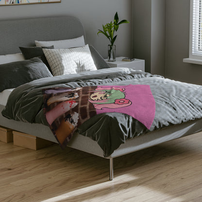 Mochi Dolci(R) Velveteen Microfiber Blanket