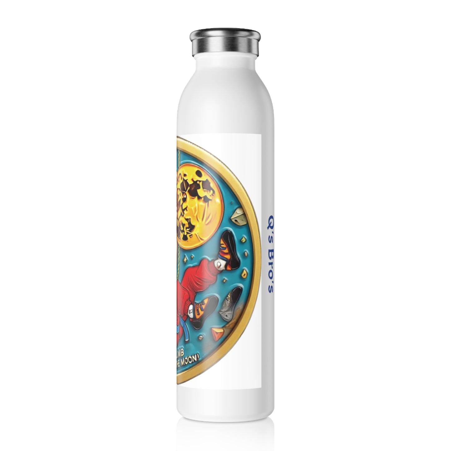 Water Bottle - Q's Bro's - Meme Coin Climber Community