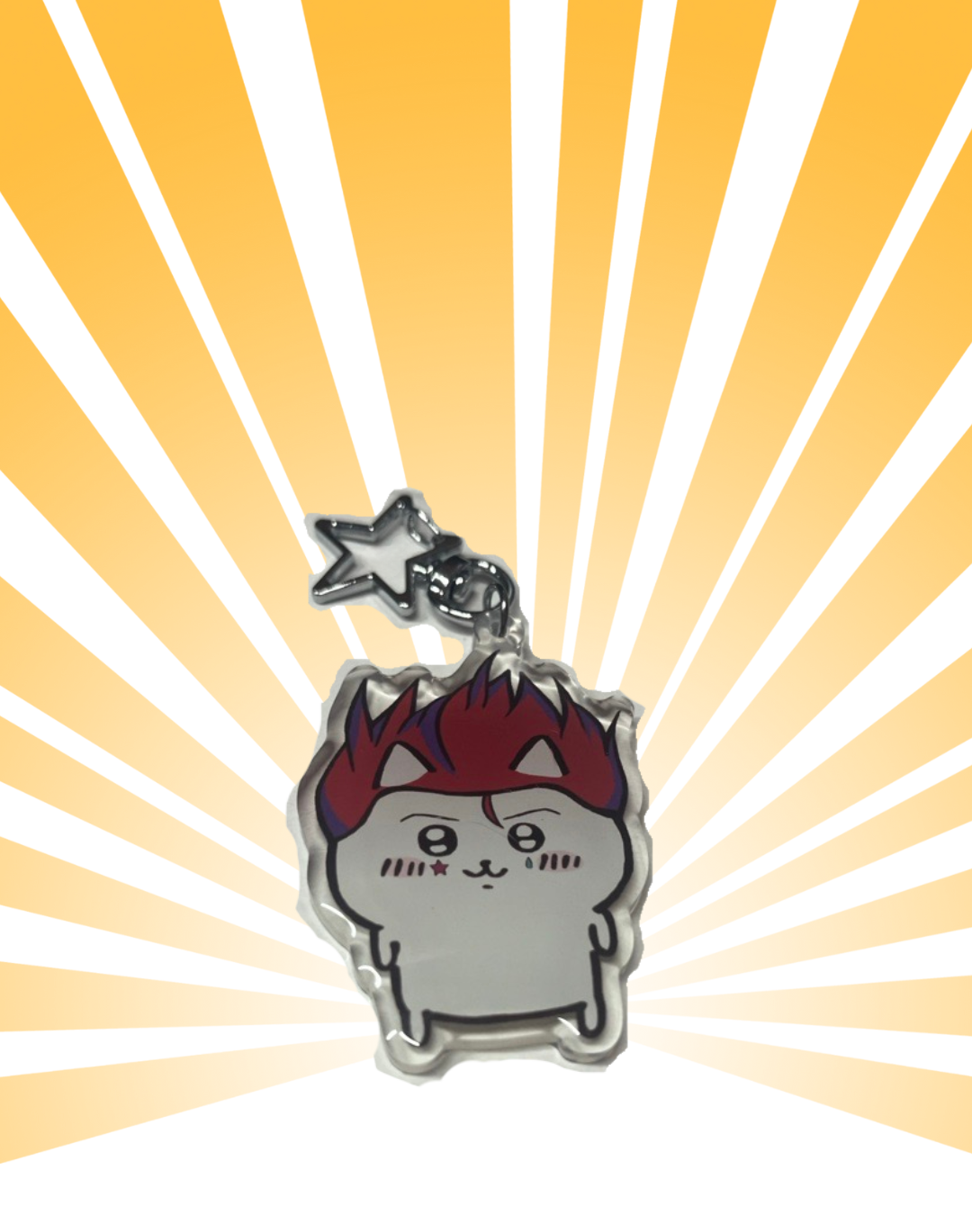 🔥 Fire Puff Acrylic Charm – Designed by Valentina 🔥