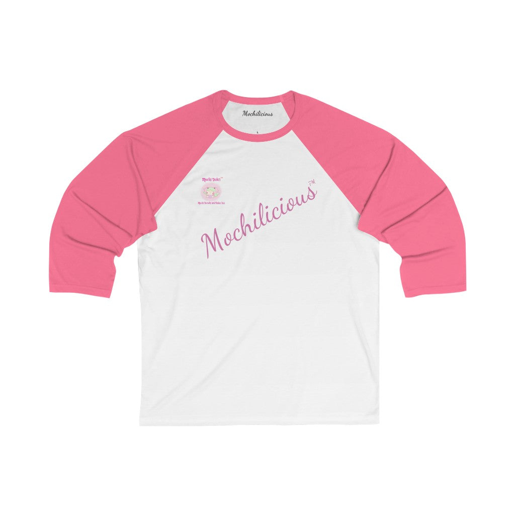 MochiDolci(tm) 3/4 sleeve baseball tee