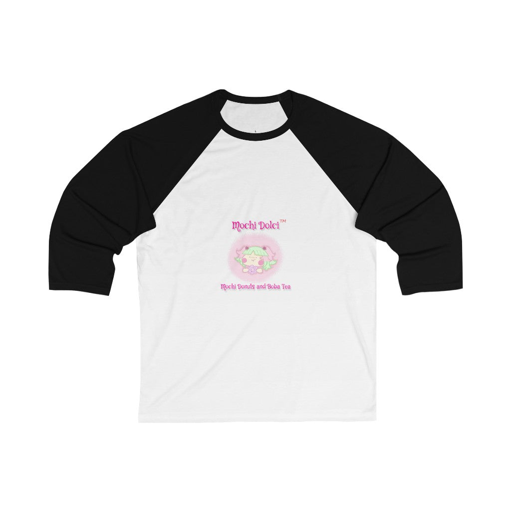 MochiDolci(tm) 3/4 sleeve baseball tee